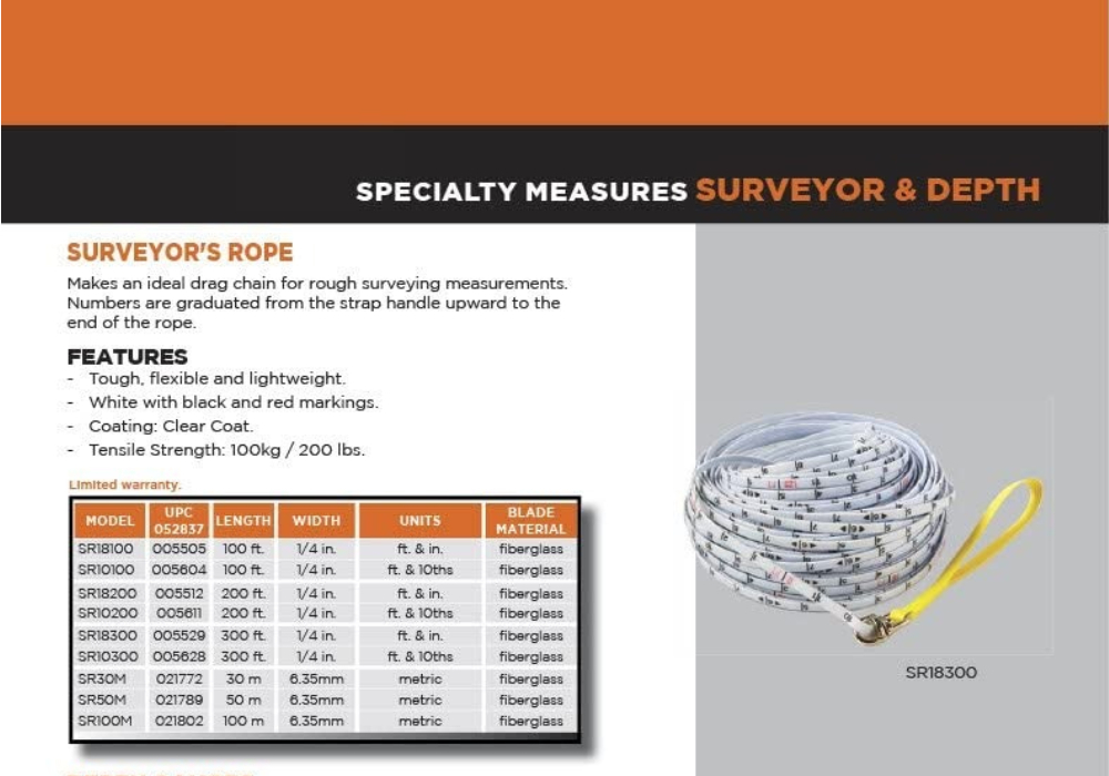 KESON 100M Surveyor's Rope Line - need1.com.au