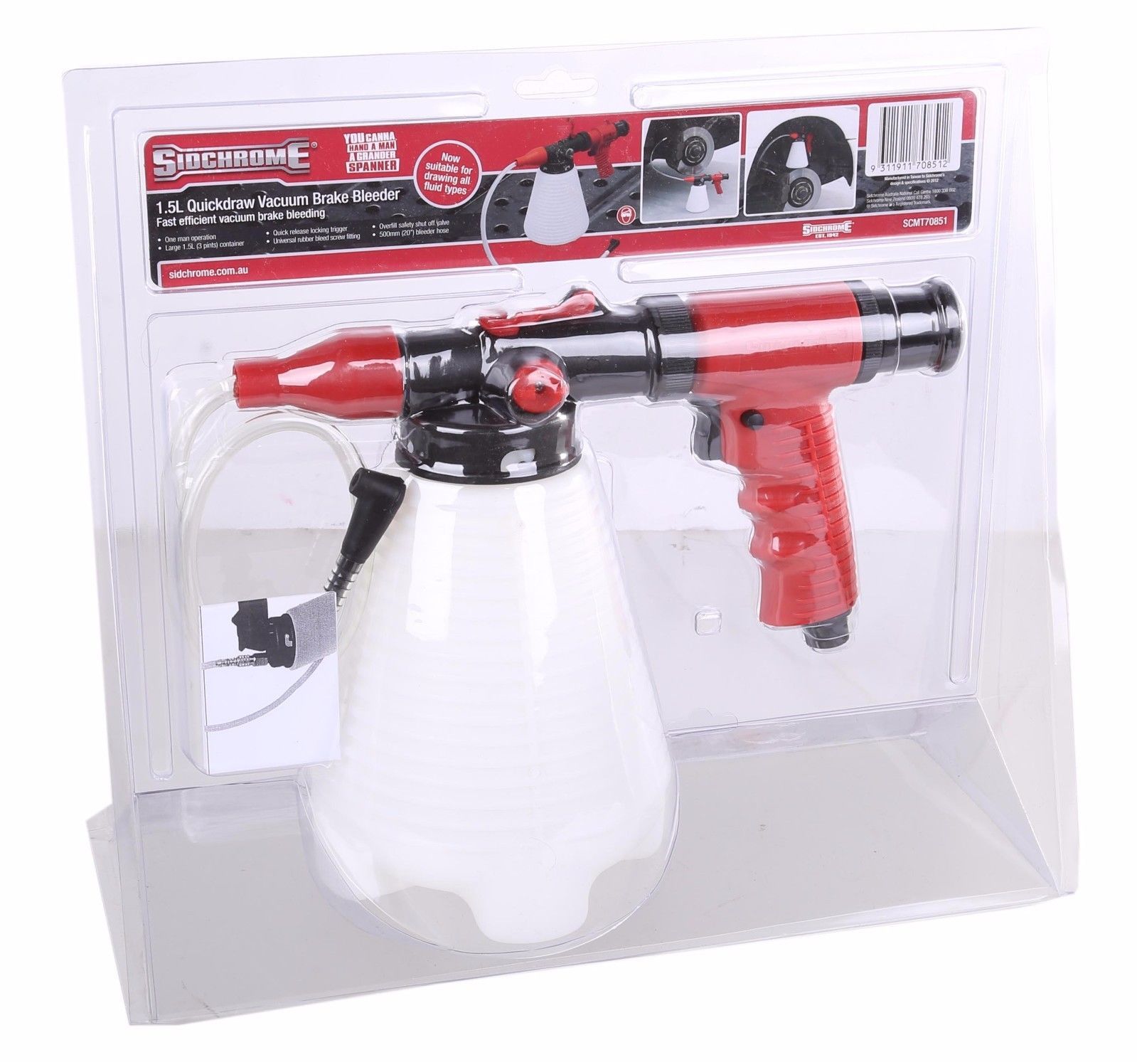 SIDCHROME Vacuum Brake Bleeder