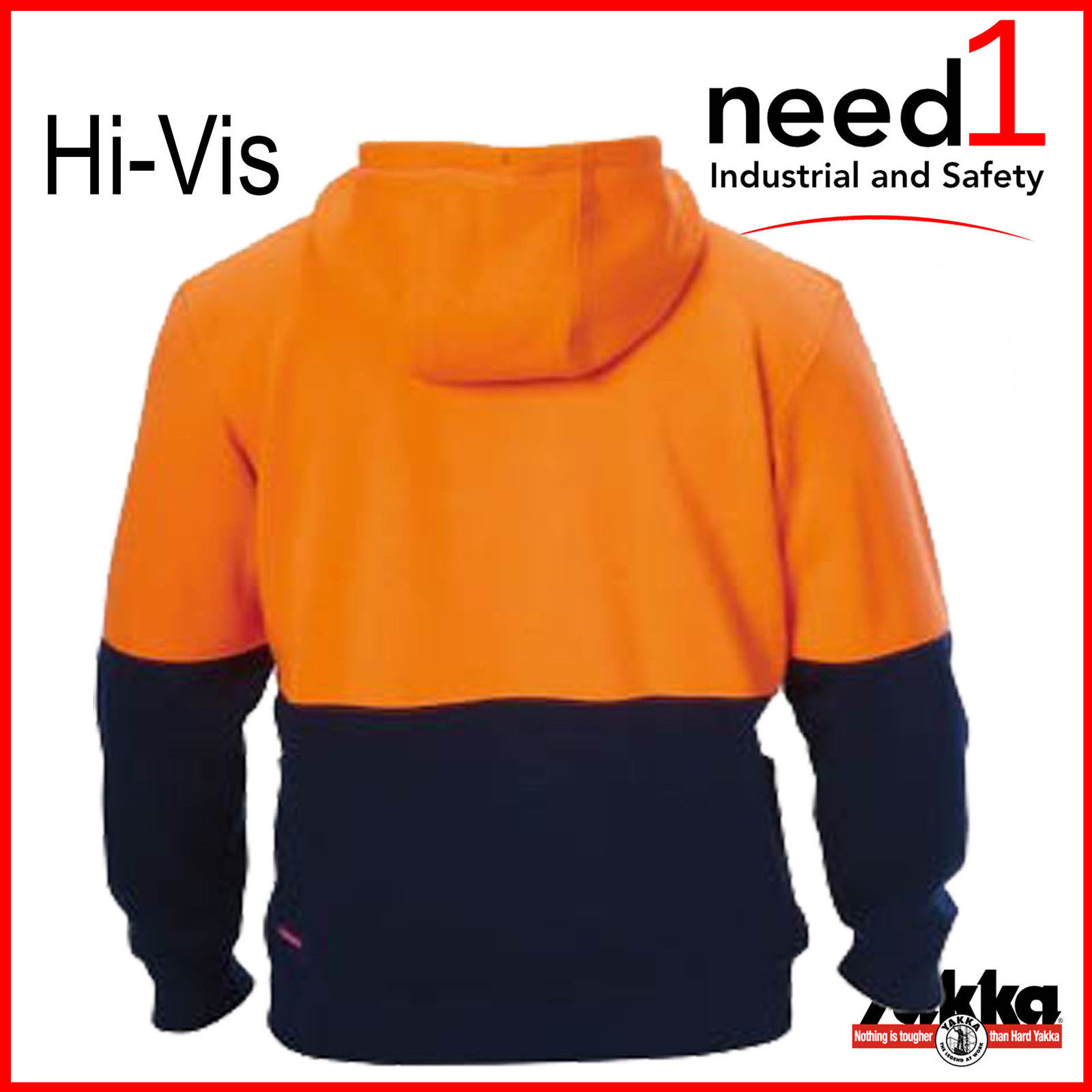 Hard yakka hi outlet vis hoodie