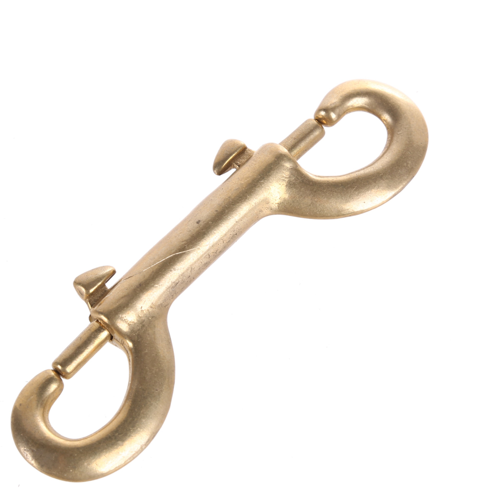 Solid Brass Double Bolt Snap Hook
