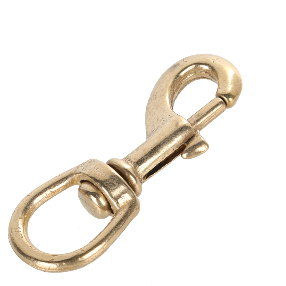 Solid Brass Swivel Bolt Snap Hooks