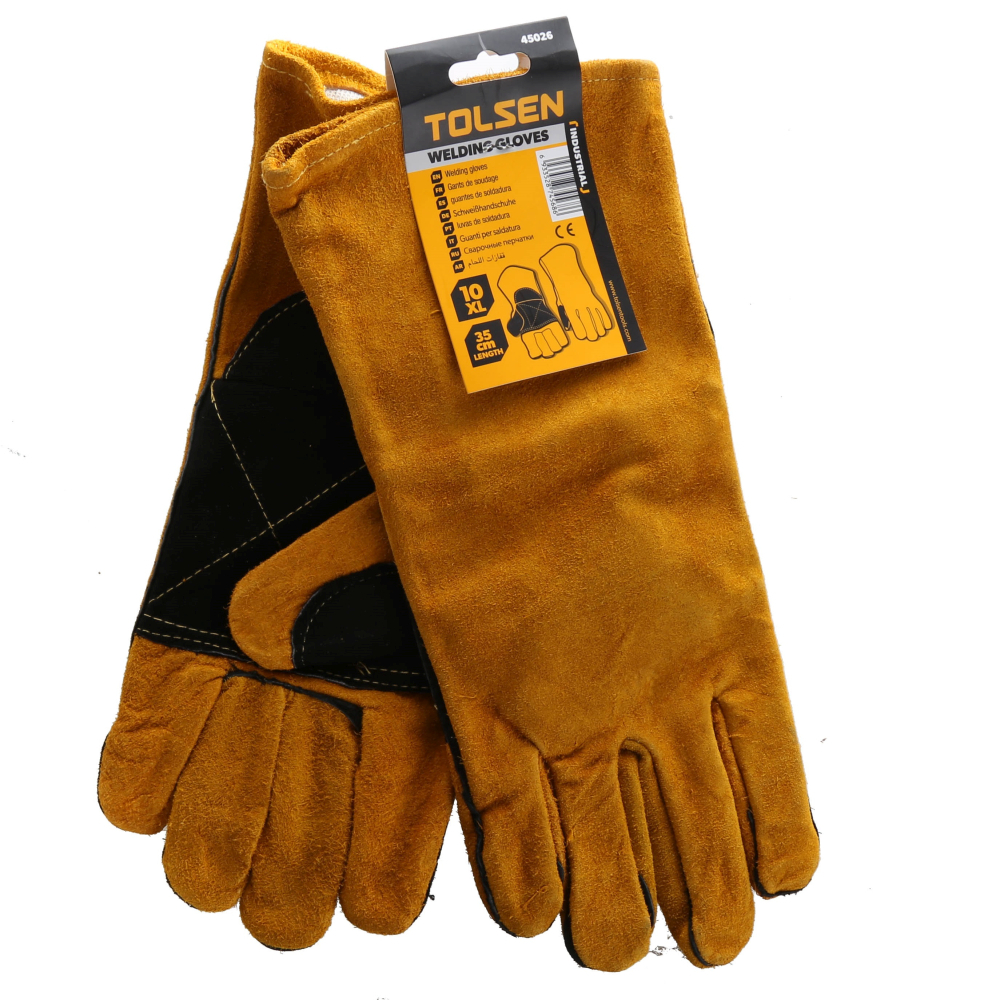 Tolsen Leather Welders Gloves, Size XL