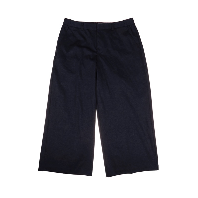 Mario Serrani Italy Women's Comfort Stretch Culottes, Navy - need1.com.au