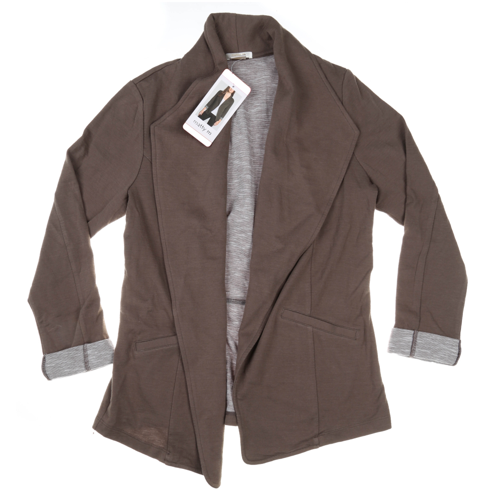 MATTY M Women's Casual Blazer Jacket, Olive