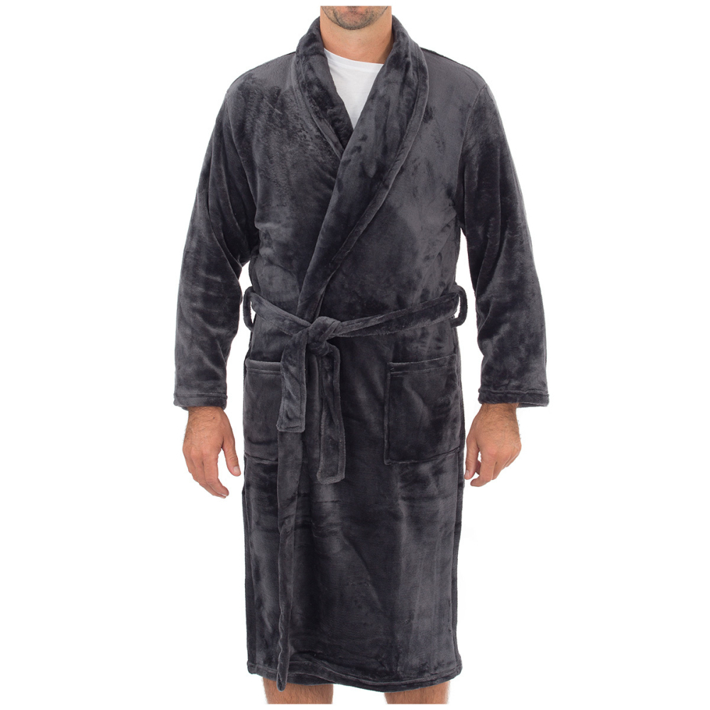 Gloster Men's Ultra Soft Fleece Robe