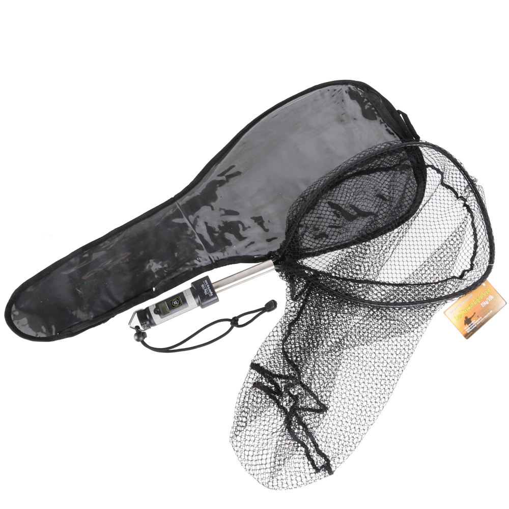Fish Handling Net with 25kg Digital Grip Scale