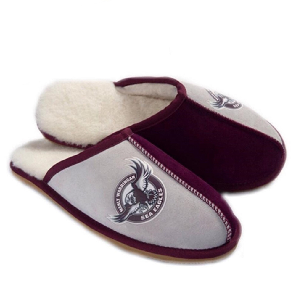 TEAM UGGS Unisex NRL Scuff Slippers, Manly Sea Eagles
