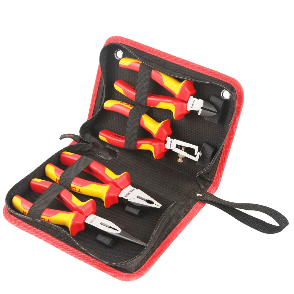 Tolsen 4pc Insulated Plier Set