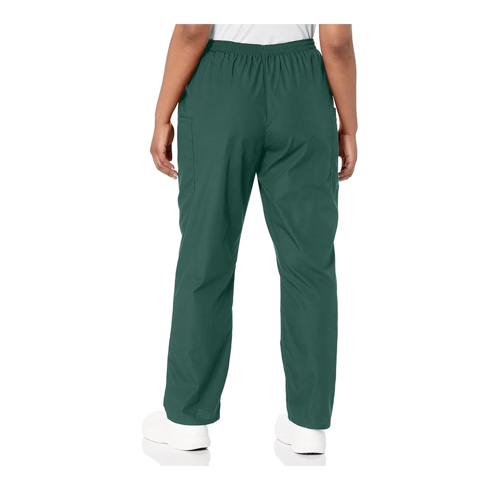 Cherokee Women's Scrub Pants, Rise Tapered Leg Pull-On Cargo Pant With  Elastic Waistband 4200 