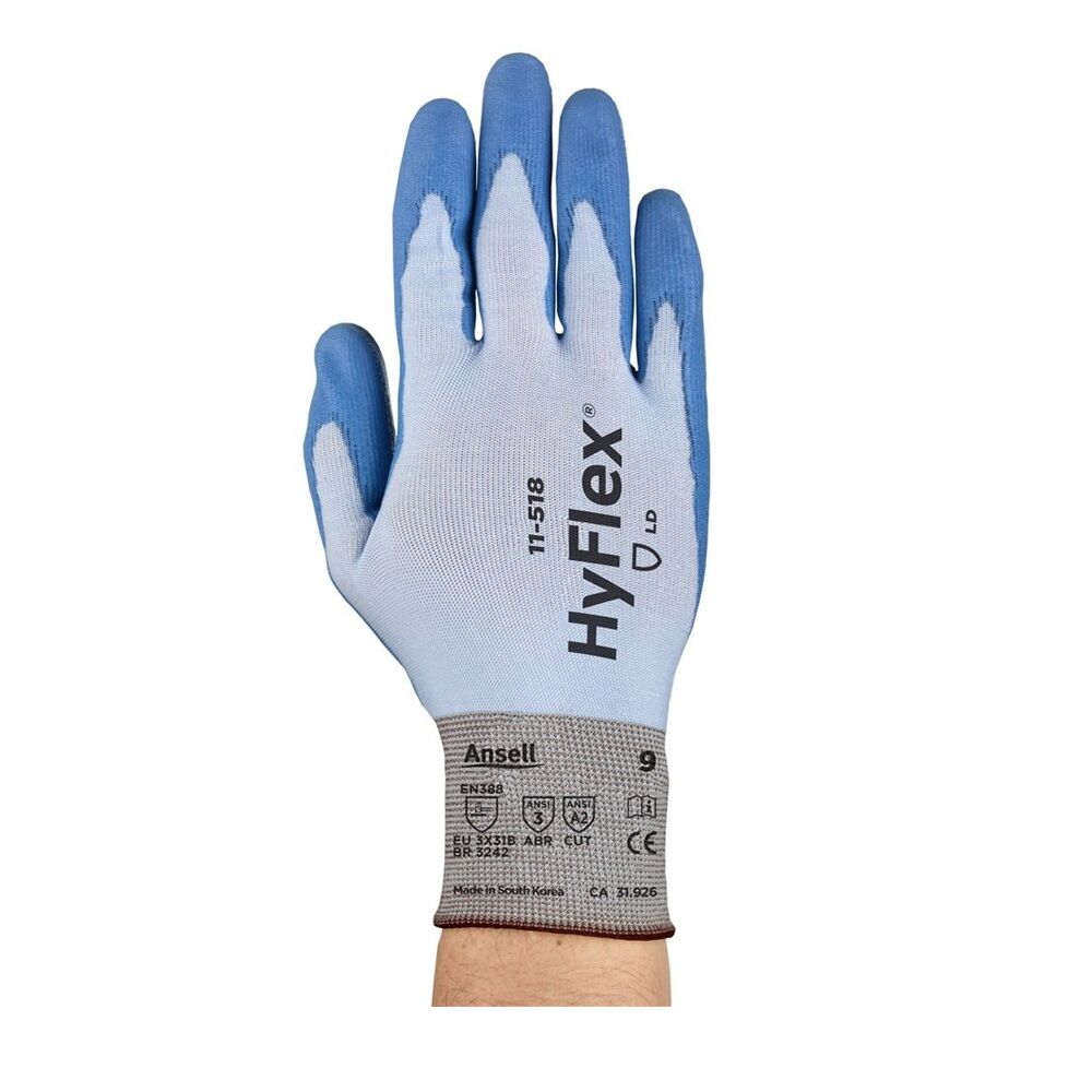 36 Pairs x ANSELL HyFlex Cut Resistant Gloves | 11-518 - Picture 8 of 14