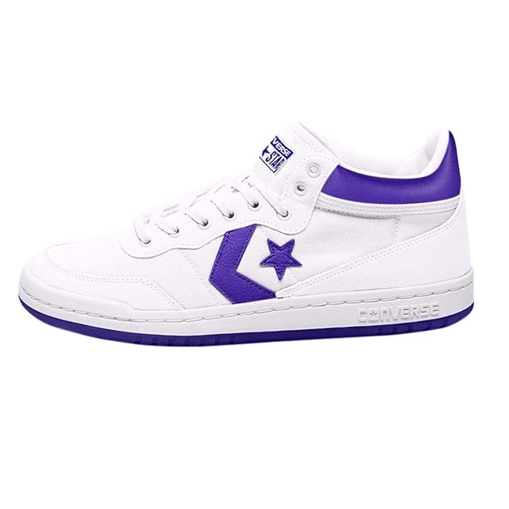 CONVERSE Unisex Fastbreak 83 Mid Shoes | White | Candy Grape | White - Picture 11 of 90