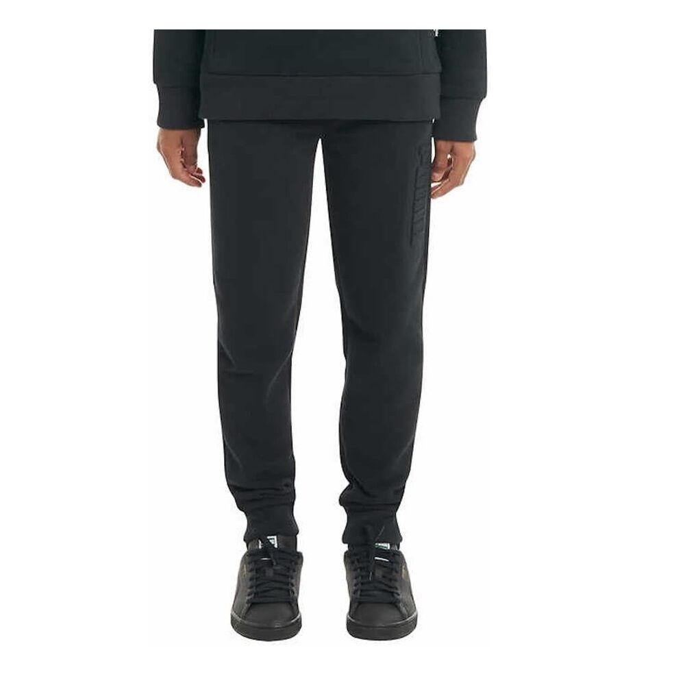 PUMA Boys Fleece Sweat Pants | Black - Picture 6 of 10