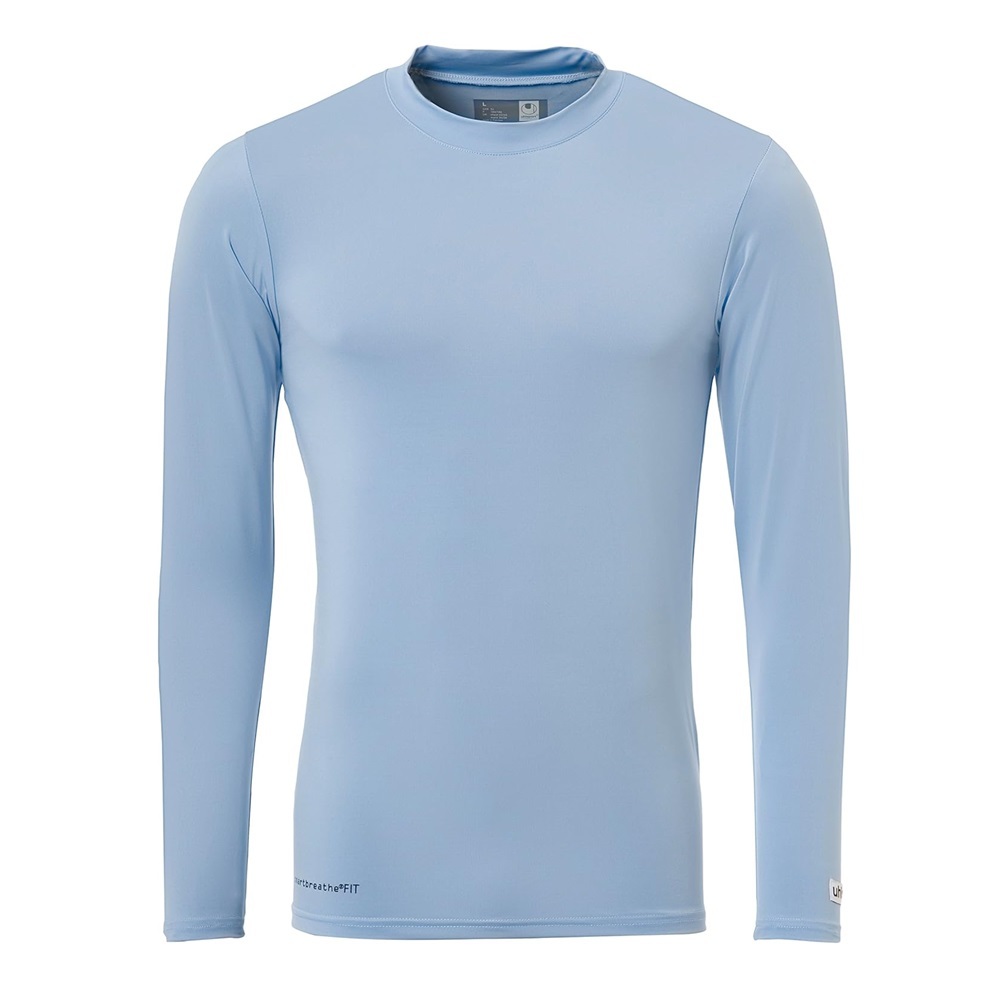 UHLSPORT Kid's Distinction Colors Base Layer Shirt, Sky Blue - Picture 7 of 12