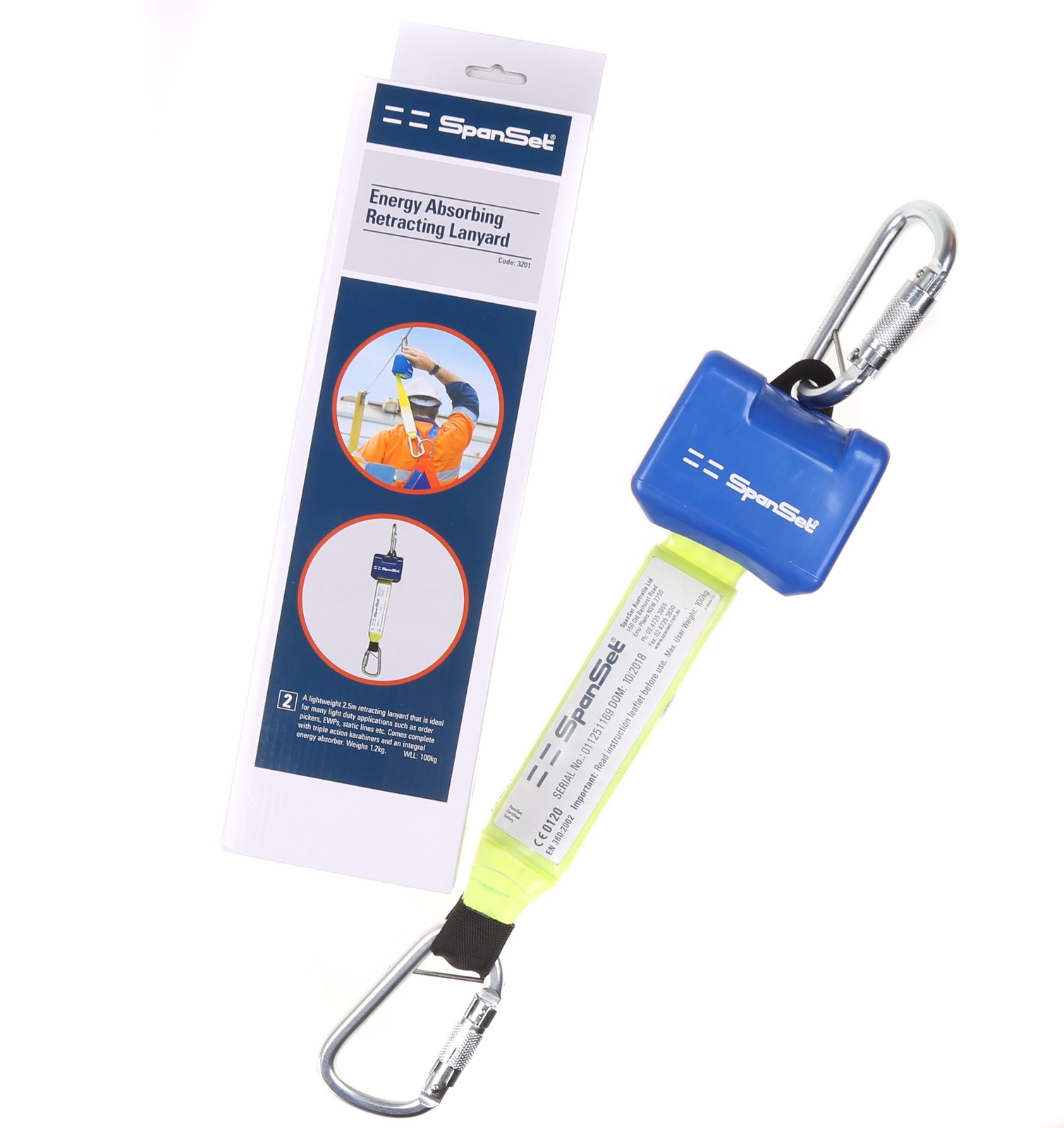 SpanSet Energy Absorbing Retracting Lanyard
