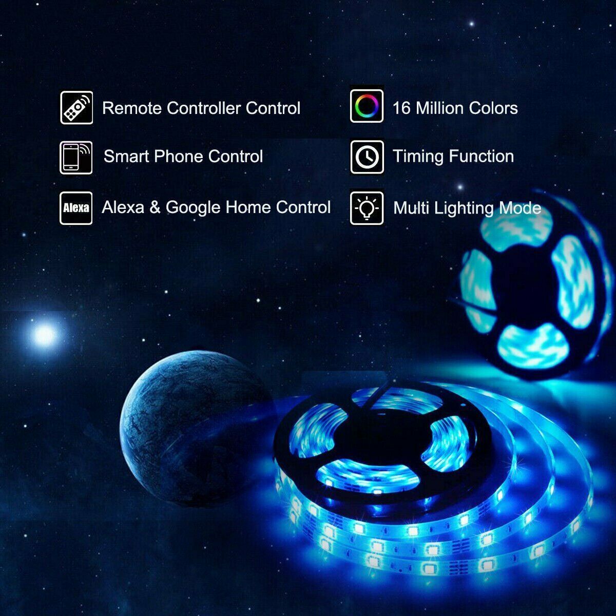 CROWN LIGHTING 10M WiFi Smart RGB LED Strip Light need1