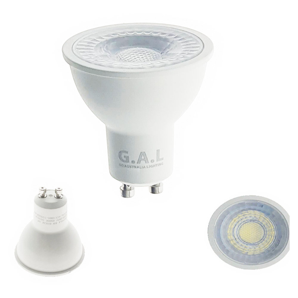 CROWN LIGHTING 8W GU10 LED Globes Bulbs Lamps 240V 6500K 700Lm - need1.com.au