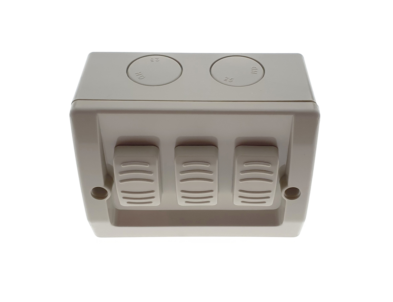 CROWN Weatherproof 1 2 3 Gang Light Switch 16A IP66 Single Double - Picture 18 of 18