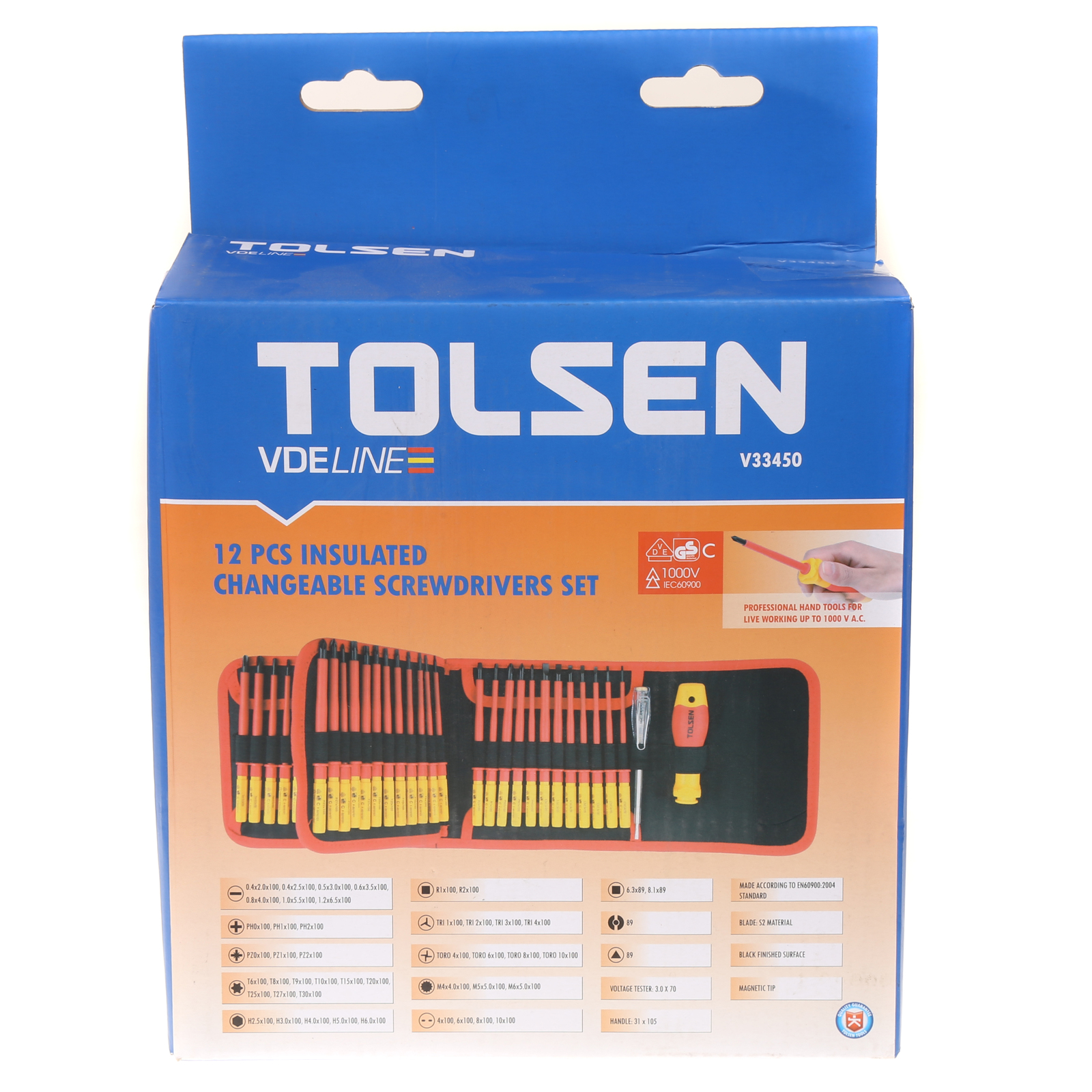 Tolsen 50PC Insulated Interchangeable Screwdriver Set