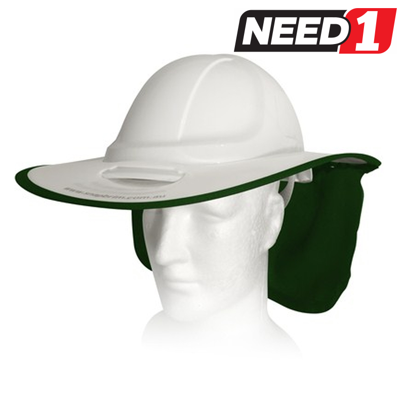 hard hat brim & neck flap