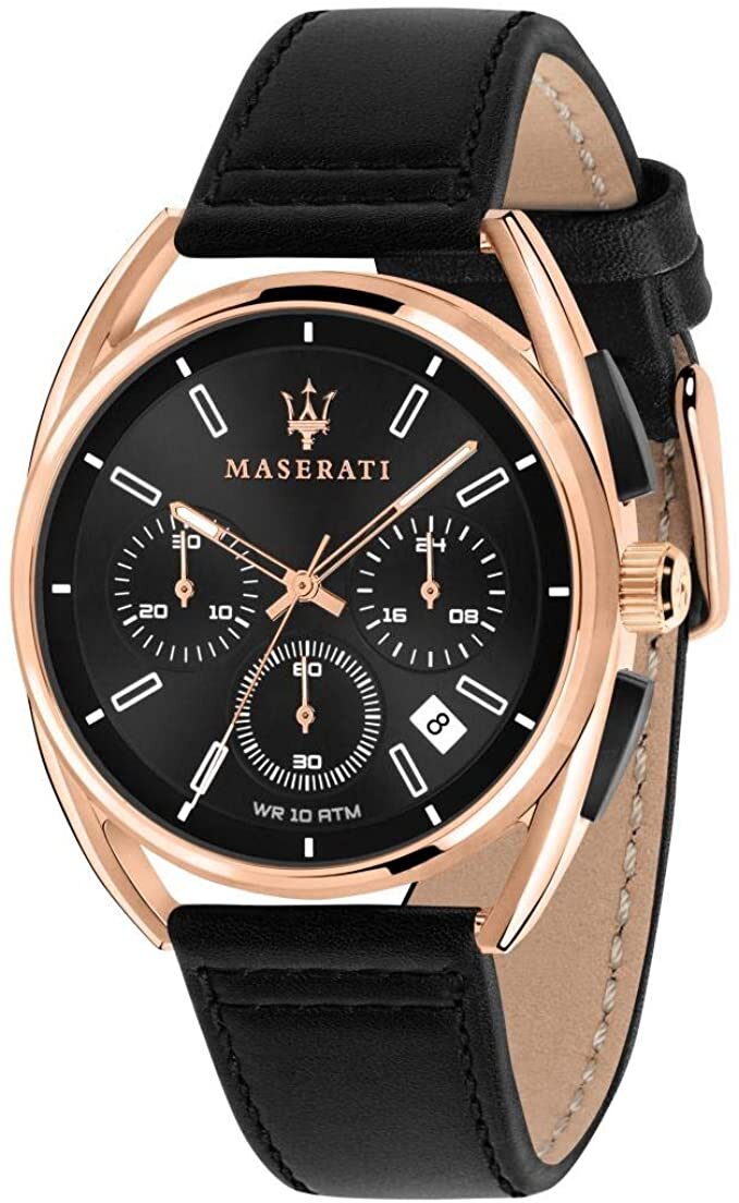 MASERATI Men's Trimarano Chronograph Analog Quartz Watch - need1.com.au