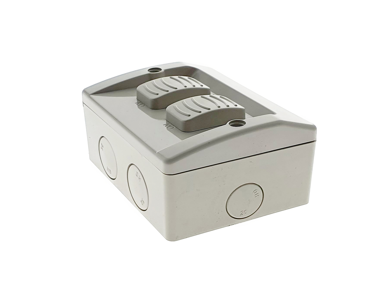 CROWN Weatherproof 1 2 3 Gang Light Switch 16A IP66 Single Double - Picture 9 of 18