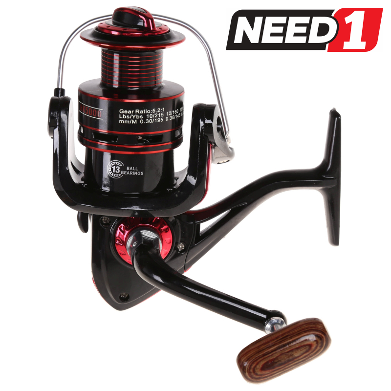Fishing Reel 13BB Gear Ratio 5.21 Line Capacity 0.30/195, 0.35/145, 0.40/110