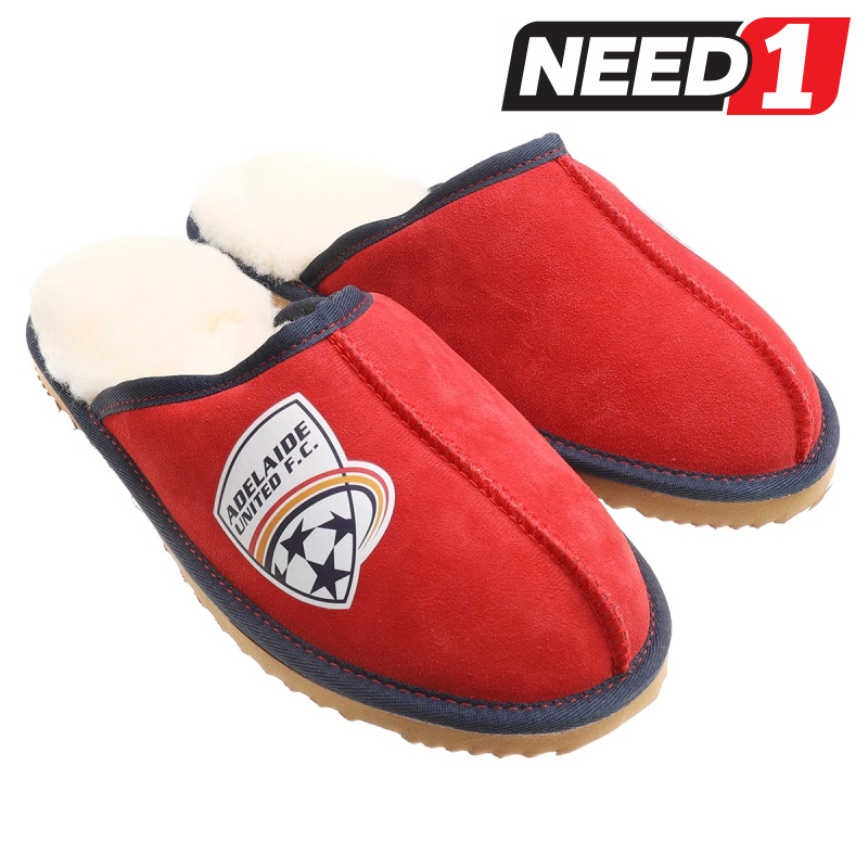 TEAM UGGS Unisex ALeague Scuff Slippers, Adelaide United FC