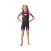 Girl's Groms Omega 1.5mm Back Zip Springsuit Wetsuit