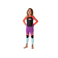 Girl's Groms Omega 3/2 Back Zip Steamer Wetsuit