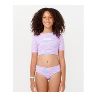 Girl's Sun Sol Short Sleeve Swim Wear Set