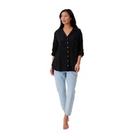 Women's Premium Surf Long Sleeve Button Up Shirt