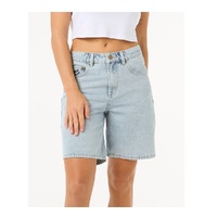 Women's Las Dalias Relaxed Denim Shorts with Drawstring