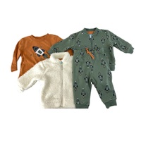 4pcs Baby's Winter Clothing Set:  2 Jackets, T-shirt & Pants