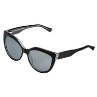 Black Crystal Smoke Grey Polarized UV Protection Sunglasses