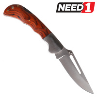 2 x  Folding All-Purpose Pocket Knives 20cm/Folded 12cm