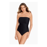 Women's Long Torso Solid Avanti Underwire One Piece Swimsuit