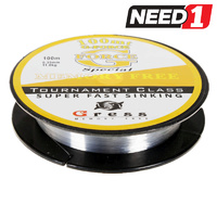 10 x Reels of 100M Fishing Line 0.35mm x 11kg Capacity - Clear