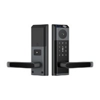 Touchscreen Entry Door Lock with Handle Fingerprint, Camera & Fingerprint