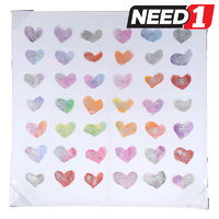 Hearts Galore Wall Canvas