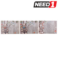Set of 3 Art from the Heart Plaques