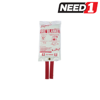 10 x First Blanket Fire Blanket with Quick Release Design