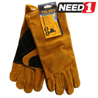 2 x Leather Welders Gloves, Size XL