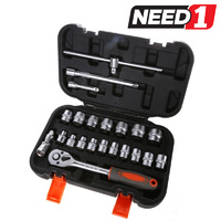 22pc Metric Socket Set
