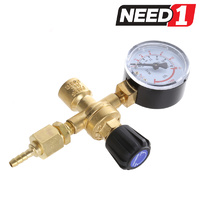 Disposable Gas Bottle Regulator With Gauge For 1L 2L Gas Bottles