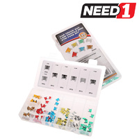 120pc Auto Mini Fuse Assortment