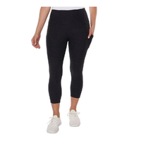 2pcs Women's Brushed Capri Leggings