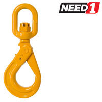 Eye-Swivel Self-Locking Safety Hook