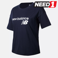 Women's Classic Core Stacked Tee, Navy