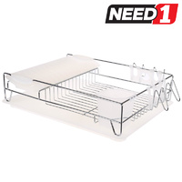 2 x Chrome Multi-Purpose Dish Drainer