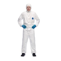 Tyvek Elasticated Wrist, Ankle & Hood Disposable Coverall with Zipper Closure
